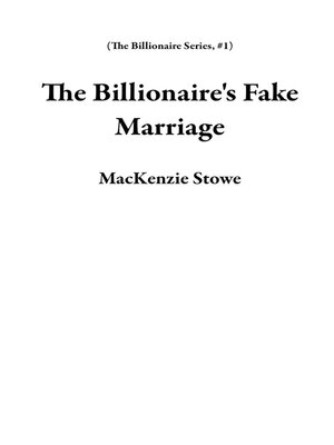 cover image of The Billionaire's Fake Marriage